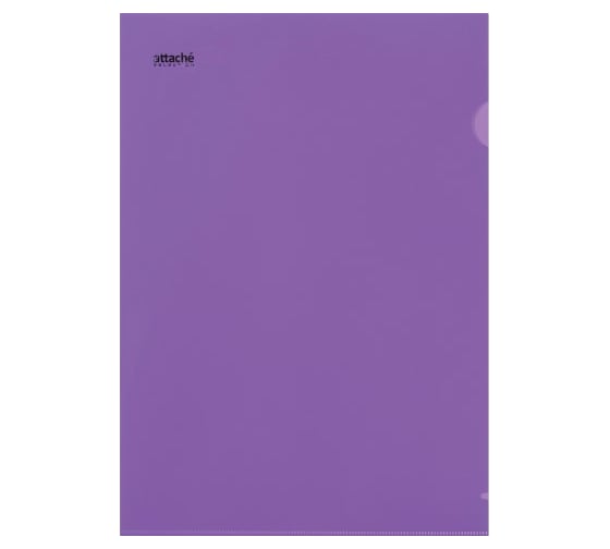 Папка-уголок Attache Selection Crocus А4 ассорти, 6 шт в упаковке 845454