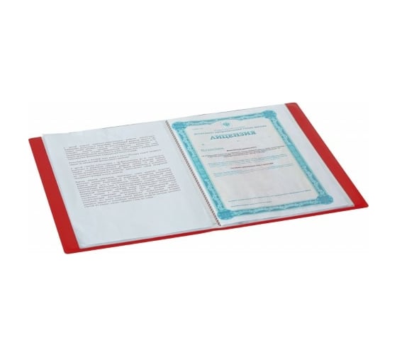 Файловая папка 60 шт в упаковке Attache 055-20Е 20 красный 710152