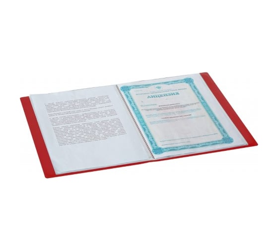 Файловая папка Attache 065-100Е 100 красный 710163