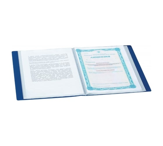 Файловая папка 50 шт в упаковке Attache 055-30Е 30 синий 710154