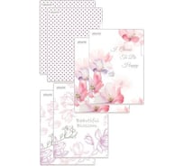 Папка-уголок Attache Selection Flower Dreams А4, 180мкм, ассорти, 6 шт в упаковке 1056321