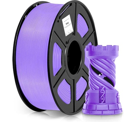 Пластик для принтера CACTUS 3D CS-3D-TPU-0.8KG-PURPLE TPU диаметр 1.75 мм, 0.8 кг, 1 цвет 2022751