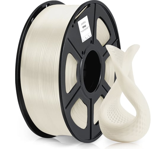 Пластик для принтера CACTUS 3D CS-3D-TPU-0.8KG-TRANSP TPU диаметр 1.75 мм, 0.8 кг, 1 цвет 2022754 1