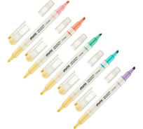 Маркер Attache Selection Bi-Pastel выделитель текста 1-5 мм 6 цветов, 5 шт 958593