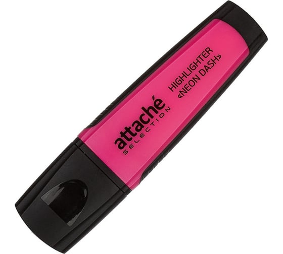 Маркер 12 шт в упаковке Attache Selection Neon Dash выделитель текста 1-5 мм розовый 426883