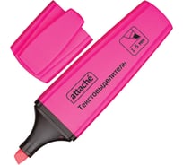 Маркер 12 шт в упаковке Attache Palette выделитель текста 1-5 мм розовый 426886