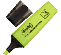 Маркер 12 шт в упаковке Attache Colored выделитель текста 1-5 мм желтый 629201