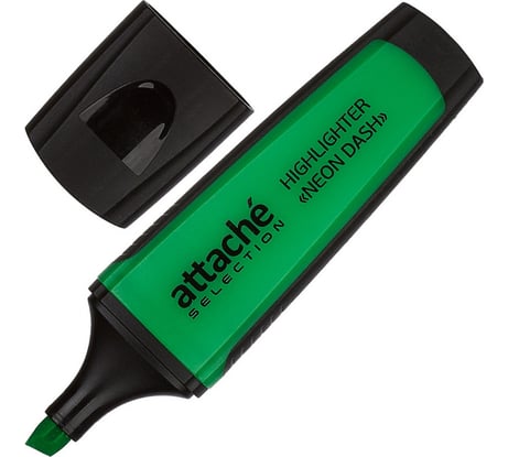 Маркер 12 шт в упаковке Attache Selection Neon Dash выделитель текста 1-5 мм зеленый 426882