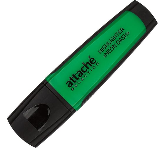 Маркер 12 шт в упаковке Attache Selection Neon Dash выделитель текста 1-5 мм зеленый 426882