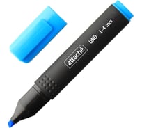 Маркер 12 шт в упаковке Attache Economy Uno выделитель текста 1-4 мм синий 892706