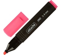 Маркер 12 шт в упаковке Attache Economy Uno выделитель текста 1-4 мм розовый 892704