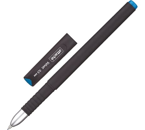 Гелевая ручка 12 шт в упаковке Attache Velvet синий стержень 0.5 мм 613138