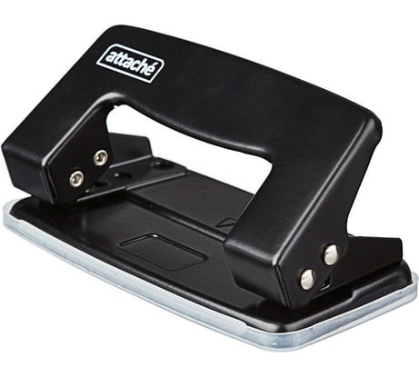 Дырокол Attache 6304 до 10 листов, металлический, черный 159011