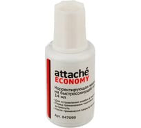 Корректирующая жидкость 10 шт в упаковке Attache Economy 14 г на быстросохнущей основе кисточка 847099