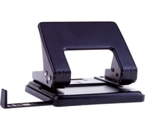 Дырокол Office Space 20 листов, металлический, черный, с линейкой P204_1865BK
