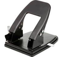 Дырокол Office Space 30 листов, металлический, черный, с линейкой P8714_1866BK 180178