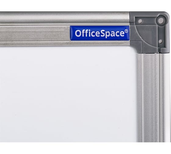 Магнитно-маркерная доска Office Space алюминиевая рамка, полочка WBS_9306