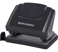 Дырокол BRAUBERG Super, до 20 листов, черный 272742