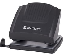 Дырокол BRAUBERG Super, до 30 листов, черный 272744