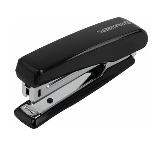 Степлер BRAUBERG №10 Standard, до 20 листов, черный 272754