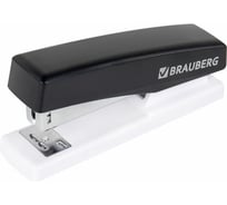 Степлер BRAUBERG №24/6, 26/6 Style Max, до 30 листов, черный 272749