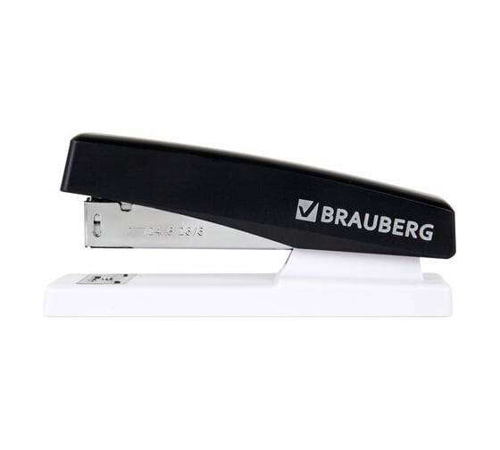 Степлер BRAUBERG №24/6, 26/6 Style Max, до 30 листов, черный 272749