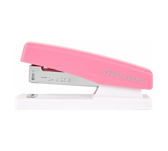 Степлер BRAUBERG №24/6, 26/6 Style, до 25 листов, ассорти 272748