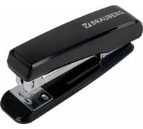 Степлер BRAUBERG №24/6, 26/6 Standard, до 30 листов, черный 272755