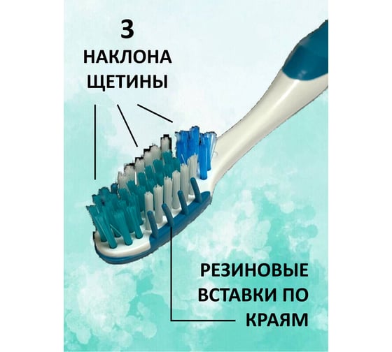 Зубная щетка HAPPY LIFE бирюзовая CPA10-03