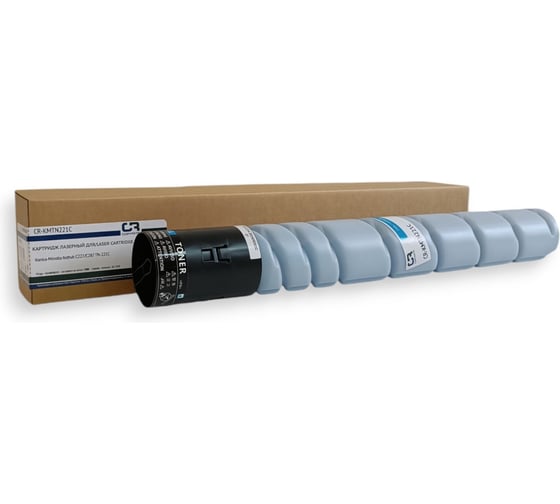 Картридж лазерный COPYRITE CR-KMTN221C TN-221C голубой, 21000 страниц, для Konica Minolta bizhub C227/C2 2032409