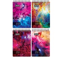 Блокнот 40 шт в упаковке Attache Selection Space Galaxy 120л А6 107х152мм 70км белый 487291