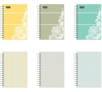 Блокнот 80 шт в упаковке Attache Selection Амели 60л А6 107х152мм 80г/квм тонированный 487296