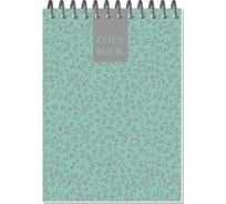 Блокнот 60 шт в упаковке Attache Fleur А6 60л точка греб. верхний обложка глянцевая ламинированная Мята 1223696