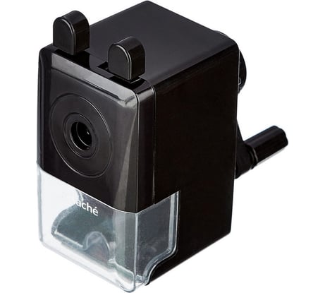 Механическая точилка Attache Economy, 8 мм, фиксация карандаша, чёрная 1019184