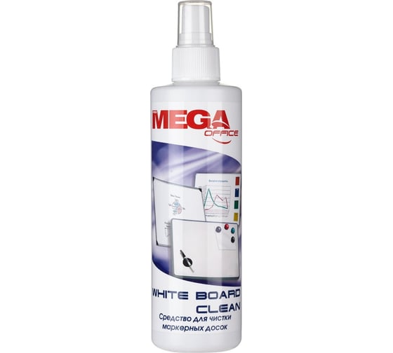 Спрей для чистки маркерных досок 24 шт в упаковке Attache Selection Promega office White Board Clean 250 мл 134430