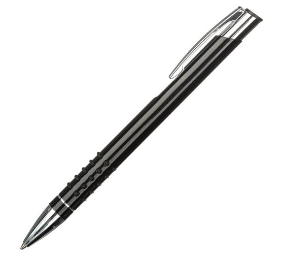 Автоматическая шариковая ручка Attache Selection Black and White синий, 2 шт в блистере 1038974