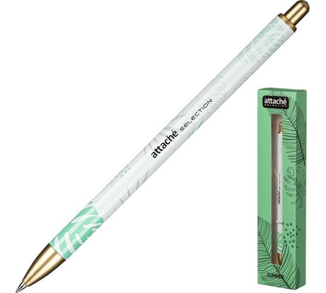 Автоматическая шариковая ручка Attache Selection Summer синий, подарочная упаковка 1098083