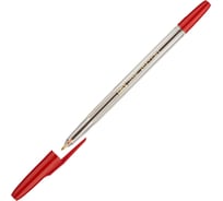 Шариковая ручка 50 шт в упаковке Attache Corvet красная 07 мм 447475