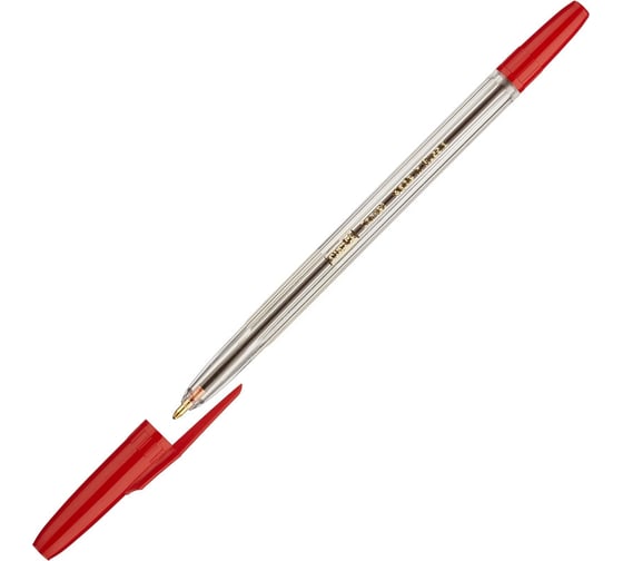 Шариковая ручка 50 шт в упаковке Attache Corvet красная 07 мм 447475 1