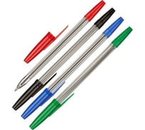 Шариковая ручка Attache Economy Elementary набор 4 цвета, 0,5 мм, 4 шт 874769