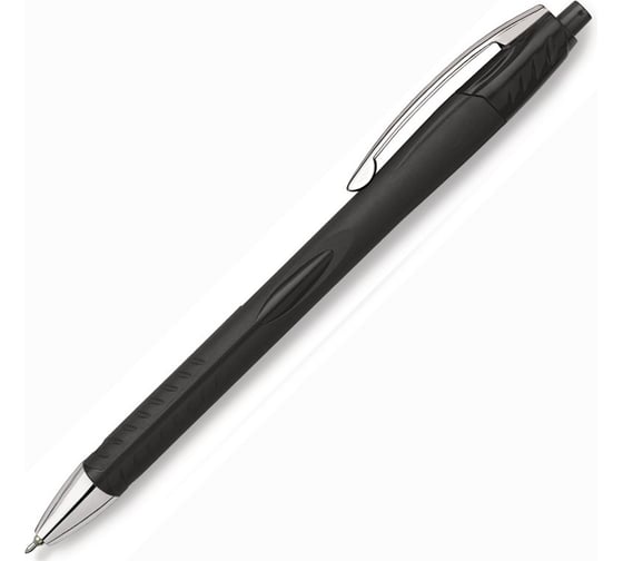 Автоматическая масляная шариковая ручка 12 шт в упаковке Attache Selection Glide Aerogrip 07 мм черный 803497