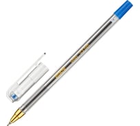 Неавтоматическая шариковая масляная ручка 12 шт в упаковке Attache Goldy 03 мм синий без манжетки 977957