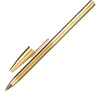 Неавтоматическая шариковая ручка 24 шт в упаковке Attache Element золотистый корпус синий 1098098