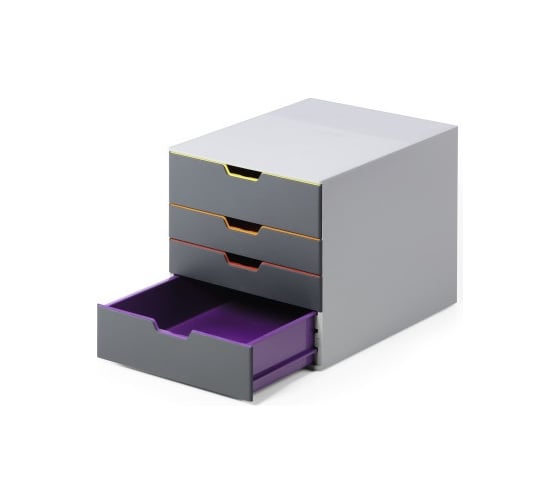Короб для документов DURABLE VARICOLOR, 4 лотка 760427