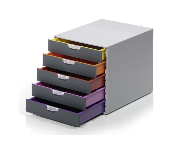 Короб для документов DURABLE VARICOLOR, 5 лотков 760527