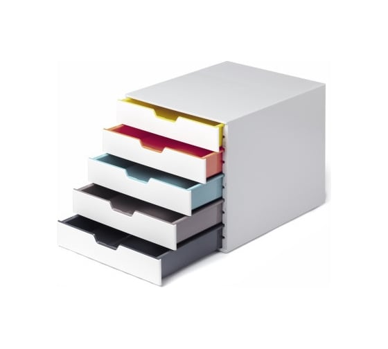 Короб для документов DURABLE VARICOLOR MIX, 5 лотков 762527