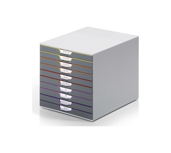 Короб для документов DURABLE VARICOLOR, 10 лотков 761027