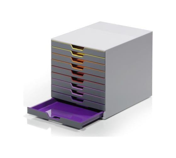 Короб для документов DURABLE VARICOLOR, 10 лотков 761027