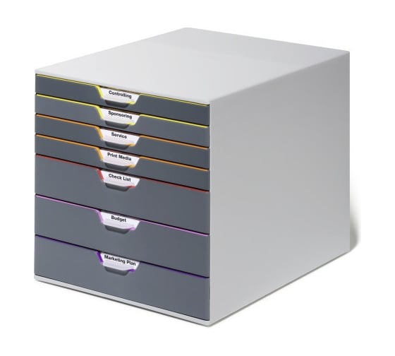 Короб для документов DURABLE VARICOLOR, 7 лотков 760727
