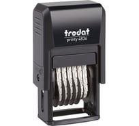 Мини-нумератор TRODAT 4836 PRINTY 6 разрядов 3.8 мм 53199